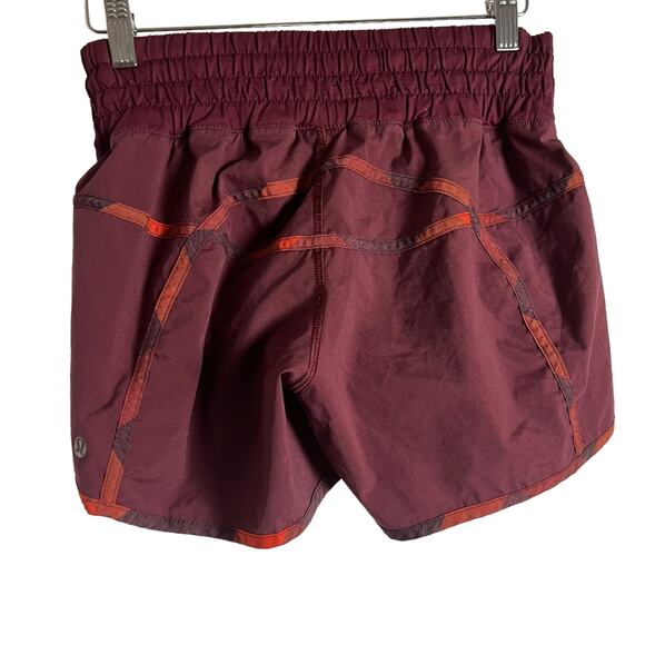 Lululemon Tracker Short II Stretch in Rust Berry Size 4 - Picture 6 of 10